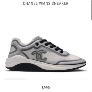NEW CHANEL 19P sneakers, size 8. Orig. $950